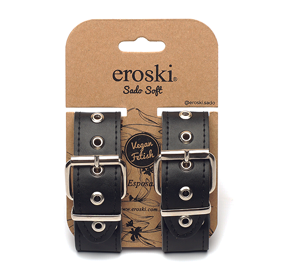Esposas black c/cadena 3cm